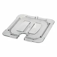 CARLISLE Food Pan Lid: Sixth Size, Rectangular, NSF Certified, 6 7/8 in Overall Lg, Dishwasher Safe (MPN 10311U07)
