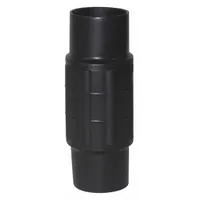 Rigid Coupling: 1/2 in Trade Size, Steel, PVC Coated, Black (MPN PV0500CP00)