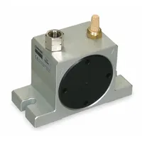 DAYTON Pneumatic Vibrator: 1,157 lbf, 23,000 vpm, 1/4 in NPT, 66 dBA, Aluminum, Continuous (MPN 1DYP7)