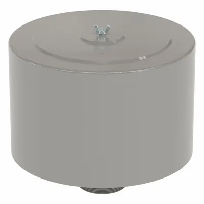SOLBERG Filter Silencer: 5 in Inlet Size, 800 scfm, 14 in Overall Ht, 16 in Outside Dia - Air Compressor Intake Filters & Silencers