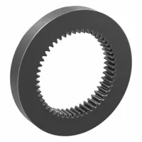 Internal Ring Gear: Module m 2, 50 Teeth, 100 mm Pitch Dia, Black Oxide Coated Carbon Steel (MPN SI2-50)