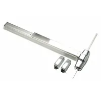 VON DUPRIN Surface Vertical Rod: 3 ft Max Door Wd, Chrome (MPN 9927TL 3 26D)