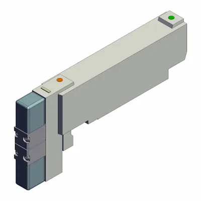 SMC Solenoid Valve: Double Solenoid, Five-Way / Two-Position, 27.43 scfm Flow Rate - Max - SMC VQC Series Directional Control Valves
