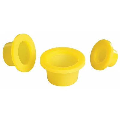 CHEMGLASS Polyethylene Stopper, 19/22, Yellow - Plastic Stoppers