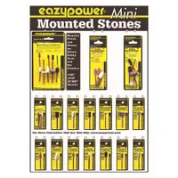 APPROVED VENDOR Mini Mounted Stone Assortment: Mini Mounted Stone Assortment, 36 Pieces (MPN 81381)