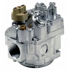 Natural gas valve with 3/4" connection, designed as OEM replacement for PVI Industries equipment (part 4C4542111). Used in commercial cooking and heating systems to control gas flow.