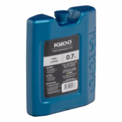 IGLOO Mini Reusable Ice Block: Block, 4 1/4 in Overall Lg, 1 1/4 in Overall Wd - Solid Gel Ice Packs