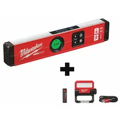 This 14-inch digital level provides angle measurements with ±0.10° and ±0.03° accuracy. It features an LED display and is powered by a 4V battery. Suitable for leveling, alignment, and angle measurement tasks in construction and industrial settings.