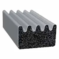 TRIM LOK INC Rubber Seal: Rectangle, Self-Adhesive Mounting, High-Strength, EPDM, 25 ft Overall Lg (MPN X2897BTSINGLE-25)