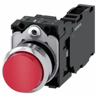SIEMENS Extended Push Button Operator: Non-Illuminated, Extended Profile, Non-Metallic, 22 mm (MPN 3SU1150-0BB20-1FA0)