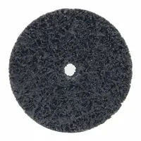 NORTON Bond Non Woven Wheel: 3 in Dia x 1 in W, 3/8 in Arbor Hole, Silicon Carbide, Fine, Medium (6) (MPN 66261014914)