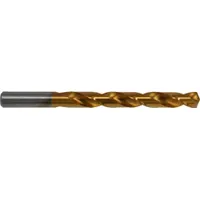 CHICAGO-LATROBE Jobber Length Drill Bit: #3, 135° Split Point, TiN-Coated Cobalt, NAS 907 Type J (MPN 54013)
