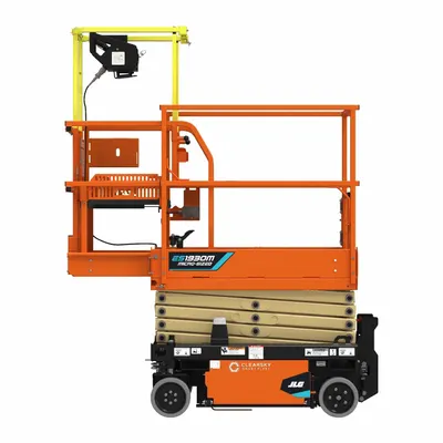 JLG Scissor Lift: Battery, Drivable, 20.1 ft Elevated Platform Ht - Drivable Scissor Lifts