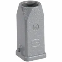 HARTING Rectangular Connector Hood: Size 3 A, Top, Single-Entry, M20 Cable Entry, Zinc Die-Cast (MPN 19200031440)
