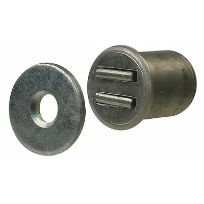 MONROE PMP Door Catch: Aluminum, Magnetic, 5/8 in Ht - Magnetic Push-to-Close Catches