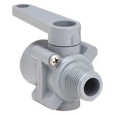 OEM Manual Two-Way Ball Valve: 1/2 in - PVC Ball Valves