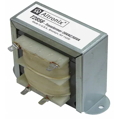 ALTRONIX Class 2 Transformer: 56 VA Power Rating, 115V AC, 28V AC, Foot, Wire Lead - Open Class 2 Transformers