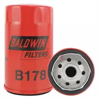 BALDWIN FILTERS Oil Filter: B178, LF785, 3/4"-16 Thread Size, 4 7/8 in Overall Ht, Oil, Cellulose