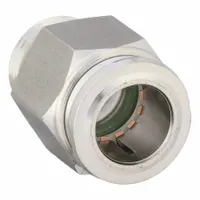 AIGNEP USA Push-Fit Adapter Fitting: 12 mm OD x 3/8 in Pipe Size, Push-to-Connect x Universal Thread (MPN 60005-12-3/8)