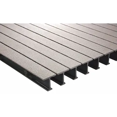 FIBERGRATE Fiberglass Pultruded Grating: Structural Grating, 36 in x 8 ft Nominal Size (WxL) - Flame-Resistant Structural Pedestrian Grating