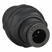 LEGRIS Push-Fit Union Fitting: 1/4 in OD x 1/4 in OD Size, Push-to-Connect x Push-to-Connect, 10 PK (MPN 3116 56 00)