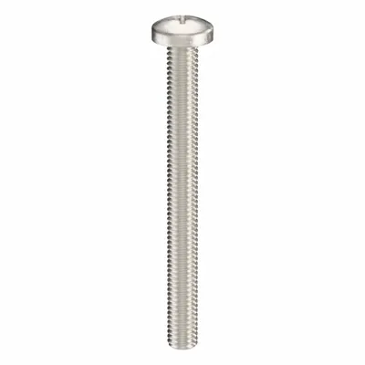 USA INDUSTRIALS Machine Screw: #10-32 Thread Size, 2 in Lg, 316, Stainless Steel, Plain - Pan Head Machine Screws