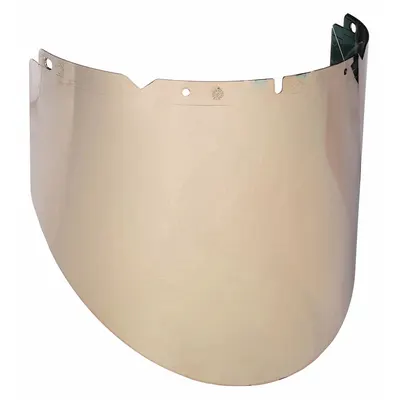 MSA Face Shield Visor: 17 3/4 in Overall Wd, 9 1/2 in Overall Ht, 0.07 in Overall Thick - Heat-Resistant Replacement Visors