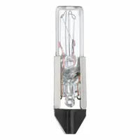 APPROVED VENDOR Incandescent Bulb: Incandescent, Telephone Slide No. 5, T2, 120PSB, 120V AC, White (MPN 120PSB-10PK)