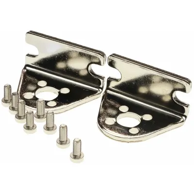 SMC Foot Bracket: Foot Mount Type, Fits 20 mm Bore Dia, Steel, 5THU7 to 5VDA3 - Foot Mounting Brackets
