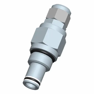 BUCHER HYDRAULICS Cartridge Valve: Screw-In, Screwdriver Adjustment, C10-20 Valve Cavity Size - Pressure Control Cartridge Valves