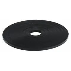 Self-locking plastic strapping for securing pipe markers to pipes. Supplied in a 150 ft length. Used in industrial facilities for attaching identification markers to piping systems.