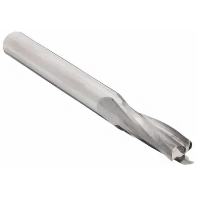 ONSRUD Solid Router Bit: Spiral Upcut, 3 Flute, 3/8" Cut Dia - Spiral-Flute Finishing Router Bits for Plastics & Wood