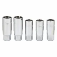 FACOM Screw Extractor Set: 1/2 in Drive Size, M6 to M10 Socket Size Range, (5) 4 Point, 5 Pieces (MPN FA-287B.JS5)