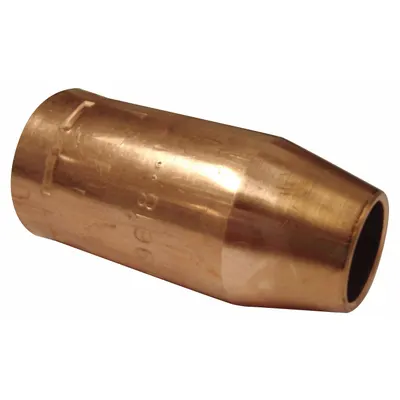 MILLER ELECTRIC Nozzle: FasTip, 5/8 in, Conical, Copper - FasTip Series Nozzles