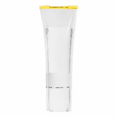 WHIRL-PAK Sampling Bag: Self-Standing, Sterile, 36 fl oz Capacity - oz - Stand Up Sterilized Bags
