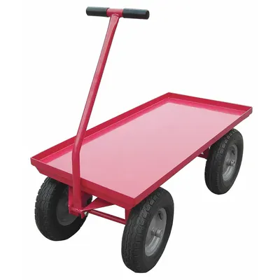 OEM Wagon Truck: 3,000 lb Cap - Lipped Metal Deck Trucks