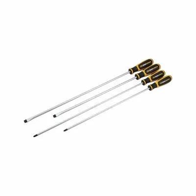 GEARWRENCH Screwdriver Sets: 1-10 Pieces, 4 Pieces, Phillips/Slotted Tip, #2/3/8 in Tip Size - General Purpose Screwdriver Sets