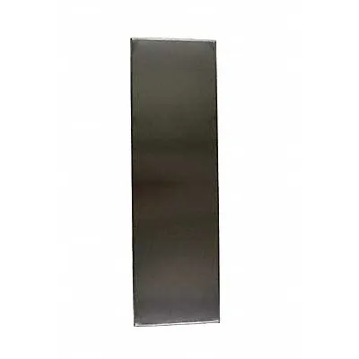 ASI GLOBAL PARTITIONS Partition Panel: Stainless Steel, Satin, Silver, 58 in Ht, 58 in Wd - Panels & Panel Posts for Bathroom Partitions