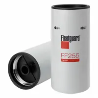 FLEETGUARD Fuel Filter: Spin-On, 10 9/16 in Overall Lg, 4 3/4 in Outside Dia, M95-2.5 Thread Size (MPN FF255)