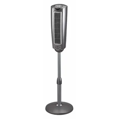AIR KING Freestanding Fan: 3 1/2 in Blade Dia, 53 in Ht, 3 Speeds, Oscillating, Plastic - Oscillating Tower Fans