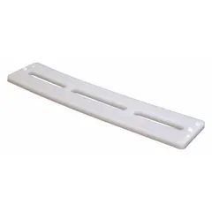 This 5-pack of carpet risers is designed to raise hanging closet doors over carpeted floors, preventing the door from dragging. Each riser measures 3 23/32 inches wide and 9 3/8 inches high. Suitable for residential or light commercial applications where carpet thickness interferes with door operation.