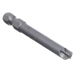 Imperial Torq-Set head power bit in #6 industry size. Impact rated for use with high-torque power tools. Made from S2 steel with a hex shank and standard finish. Sold as a 5-pack; bit holder not included.