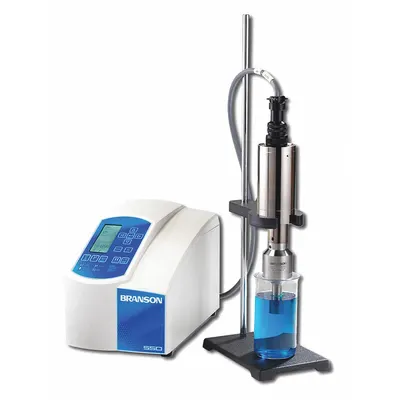 BRANSON Cell Disruptor: Benchtop, 1,200,000 RPM to 2,400,000 RPM, 0.74 hp Horsepower - Sonifiers