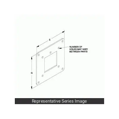 HAMMOND MANUFACTURING Wireway Reducer: 8 in Wd, 6 in_8 in Ht, 9 5/8 in Ht - Reducers for Corrosion-Resistant Washdown Wireways