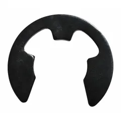 Replacement E-ring for Dayton 2XY32 and 2XY33 electric chain hoists. Used to secure components within the hoist assembly, ensuring proper retention during lifting operations.