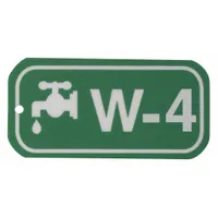 BRADY Lockout Tag: None/ No Header, W-4, Polystyrene, English, Plastic, Holes (MPN 105687)