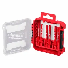 This 6-piece diamond-grit hole saw kit is designed for cutting porcelain, masonry, and tile materials. Each hole saw features a diamond-grit cutting edge for clean openings in hard, brittle surfaces. Maximum cutting depth is 1-1/2 inches. Suitable for creating precise openings in ceramic or stone materials for plumbing, electrical, and renovation applications.