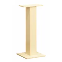 Pedestal: Aluminum, Powder Coated, Beige, Bolt Mounted, 28 1/2 in H x 12 in W x 12 in D (MPN 3395SAN)