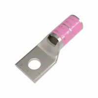 Compression Lug: 1/4 in Stud Size, 1/0 AWG – 1/0 AWG For Wire Sizes, Stranded Wire Type, Std, Copper (MPN YA25L2BOX)