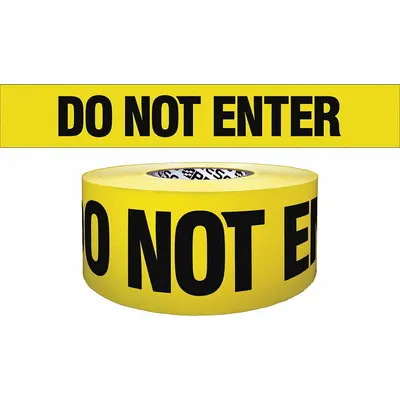 OEM Approved Vendor Barricade Tape - Restricted Access Messaging Barrier Tape